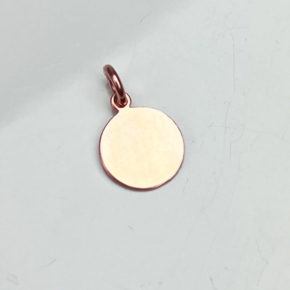 Round Coin Necklace - Additional Engraved Round Coin - Image 5