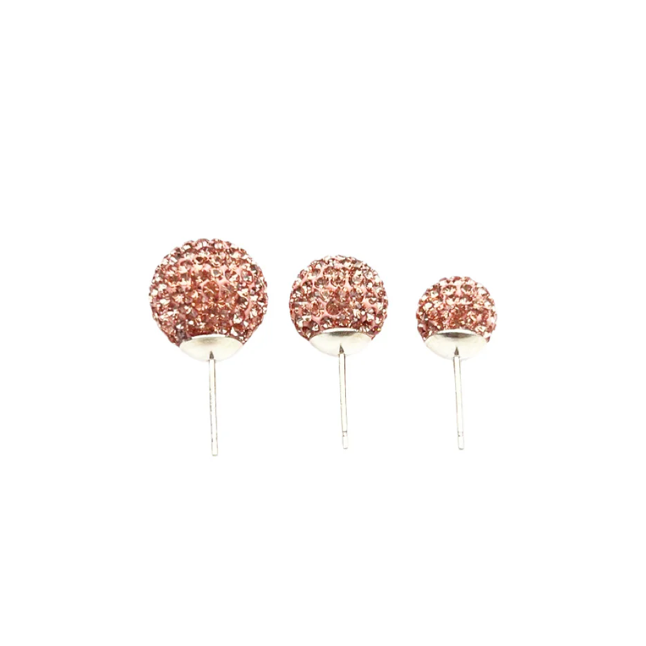 Apricot Shimmer Studs - Image 3