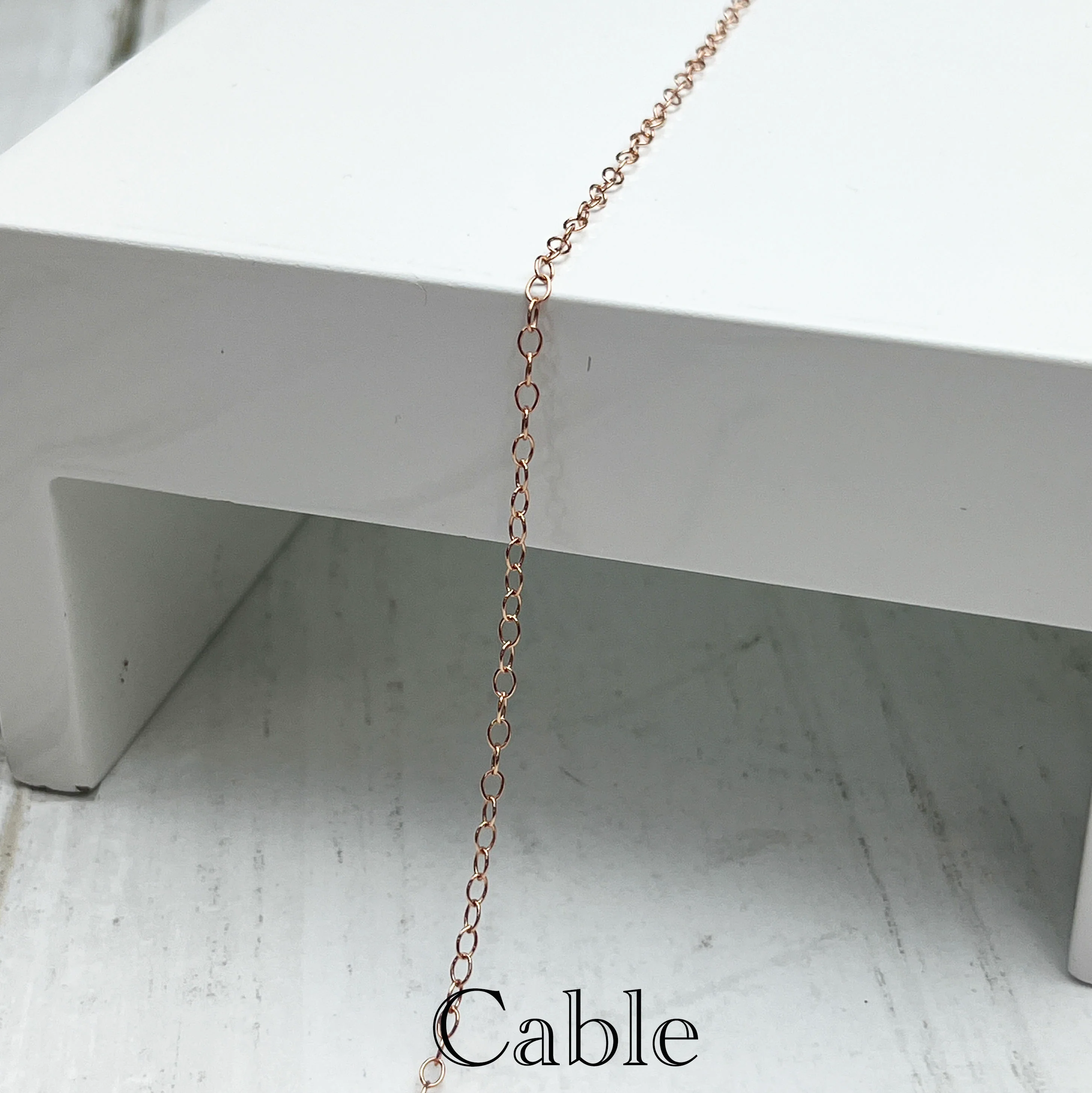 Permanent Jewelry Chain Options - Rose Gold - Image 4