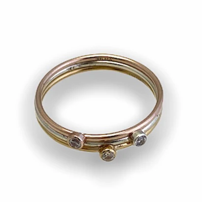 CZ Ring Gold - Image 5