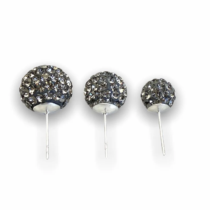 Grey Shimmer Studs - Image 3