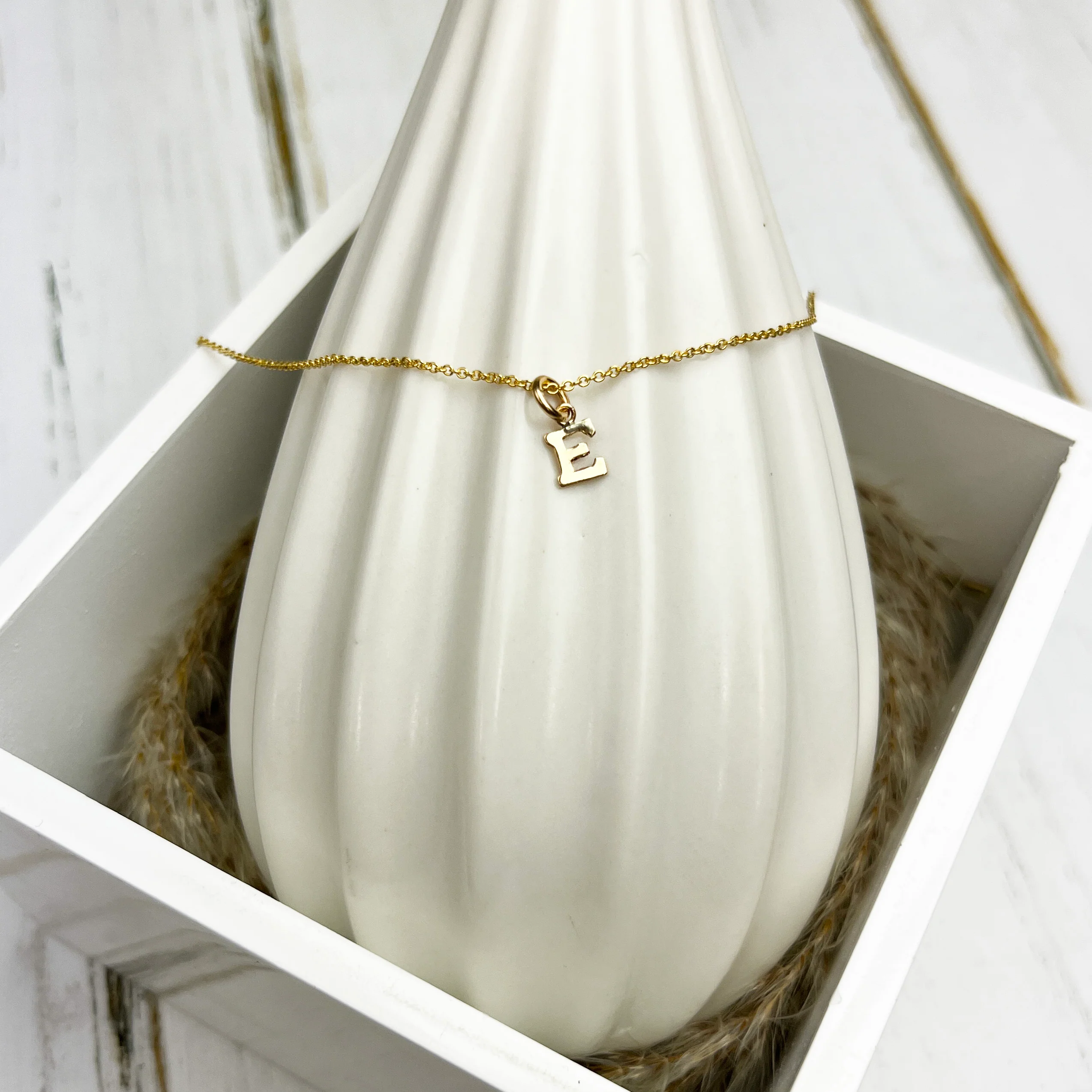Initial Necklace Gold - Image 6