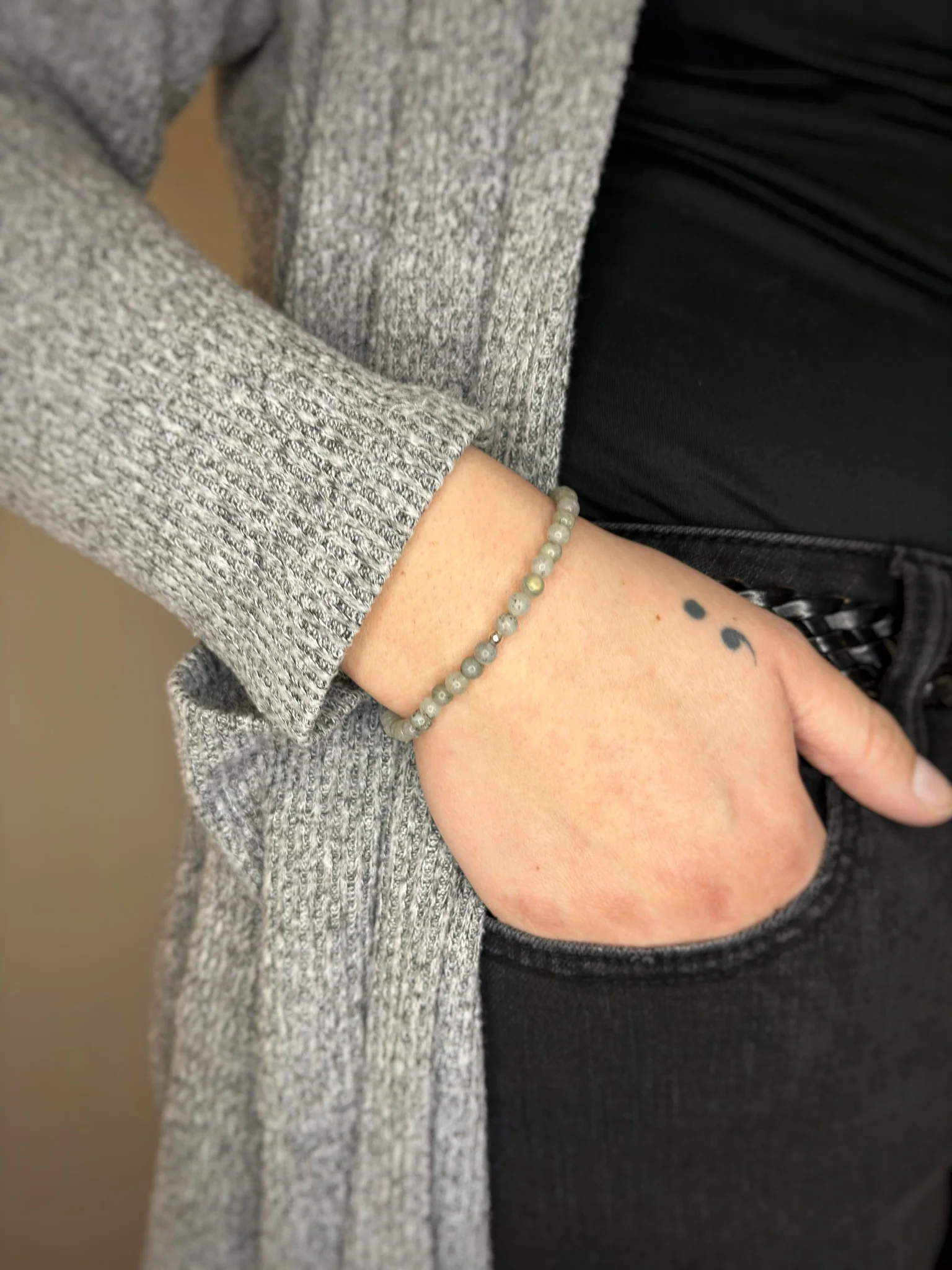 Labradorite Stacker Bracelet - Image 2
