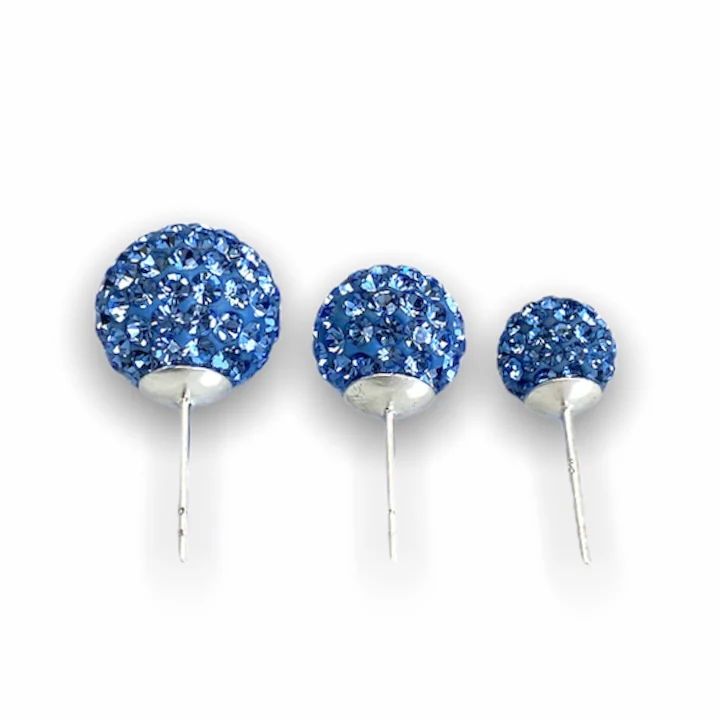 Periwinkle September Shimmer Studs - Image 3