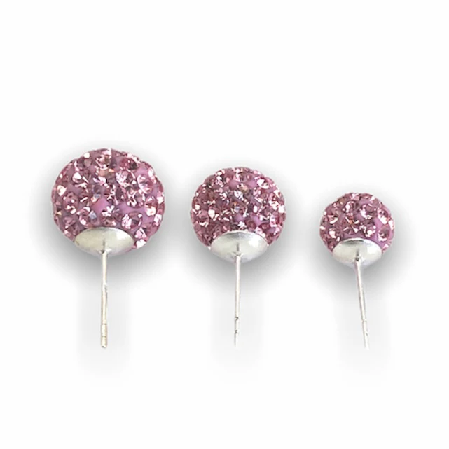 Light Pink October Shimmer Studs - Image 3