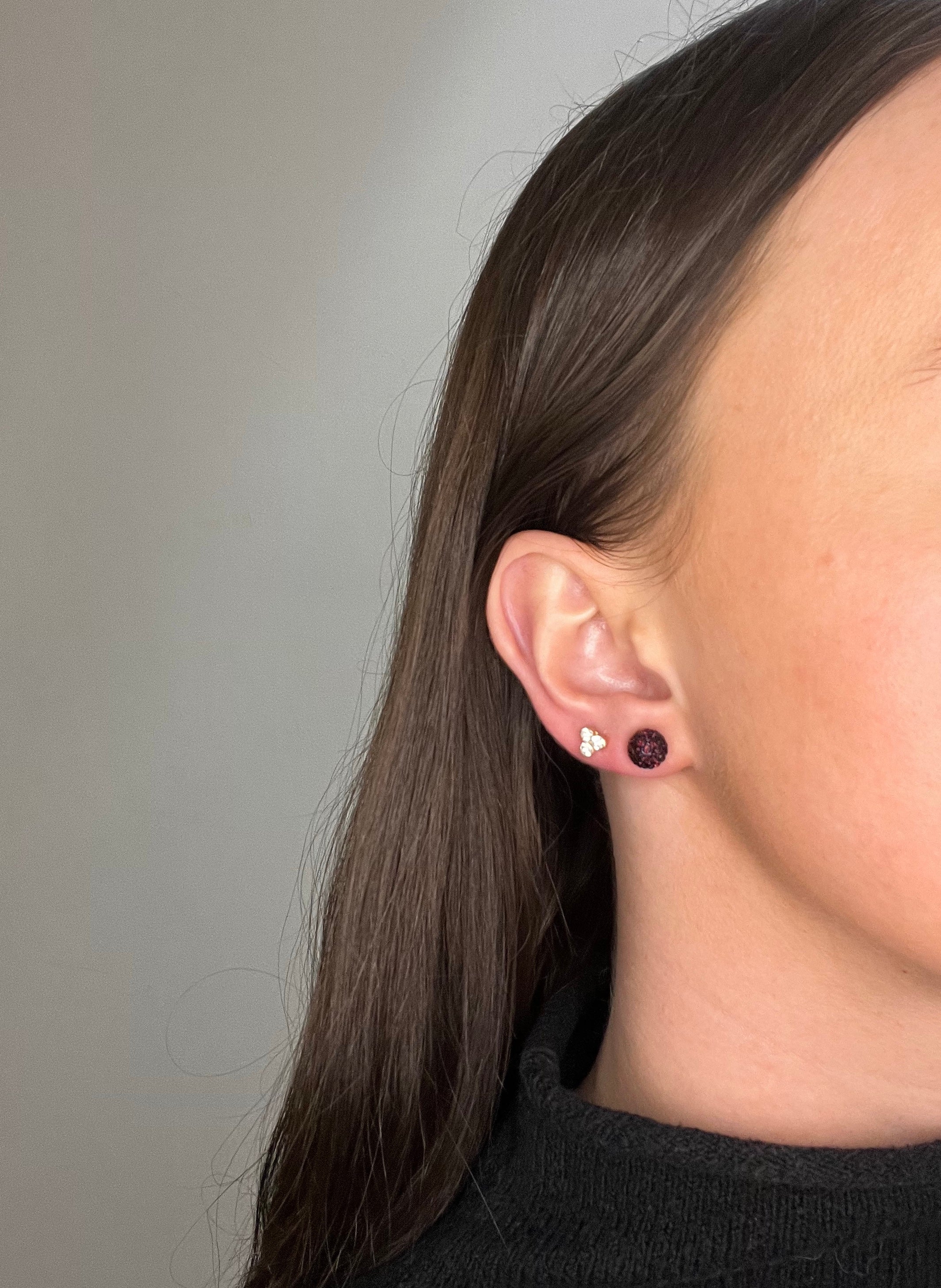 Plum February Shimmer Studs Studs - Image 5