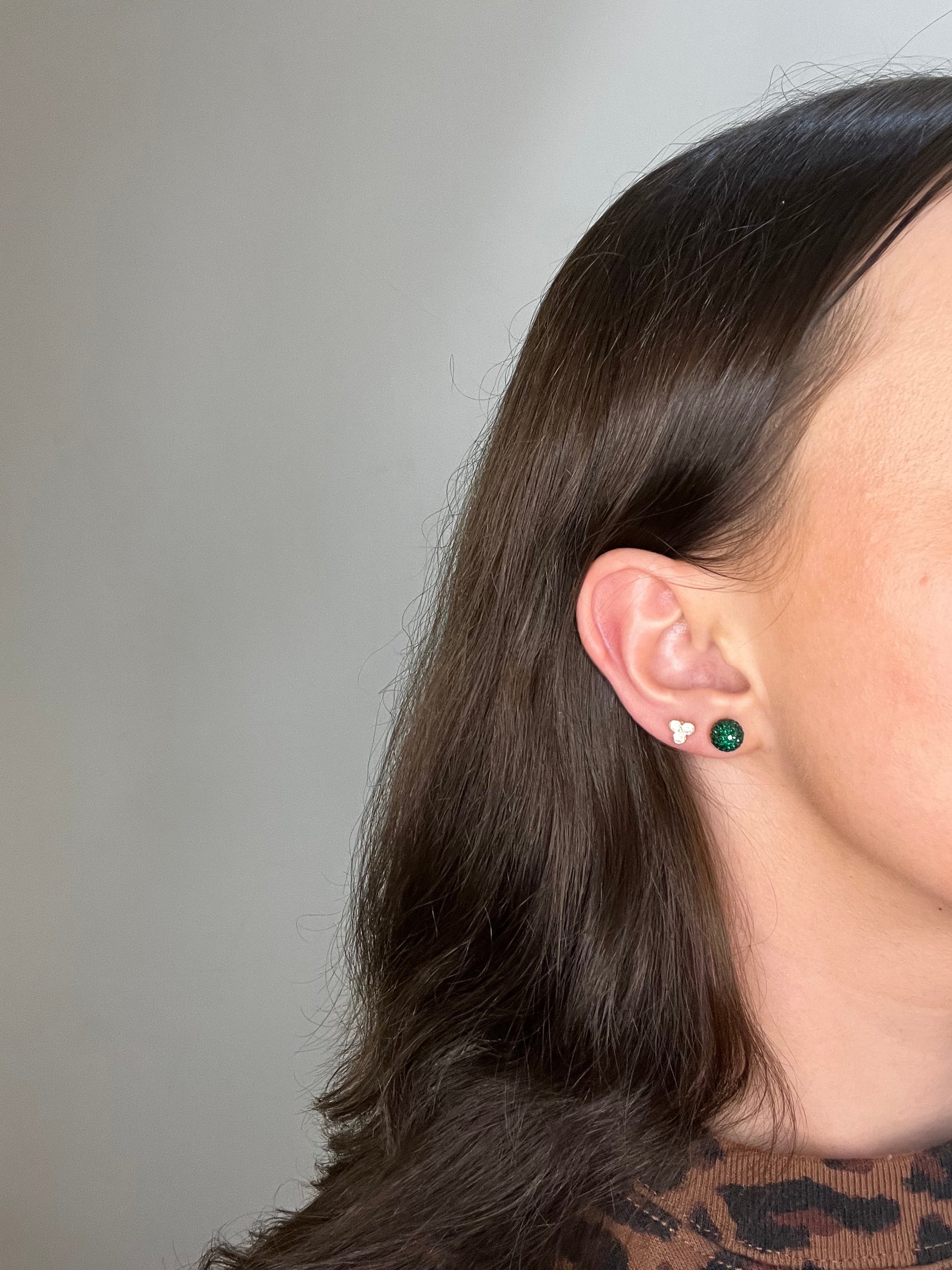 Rider Green May Shimmer Studs - Image 4