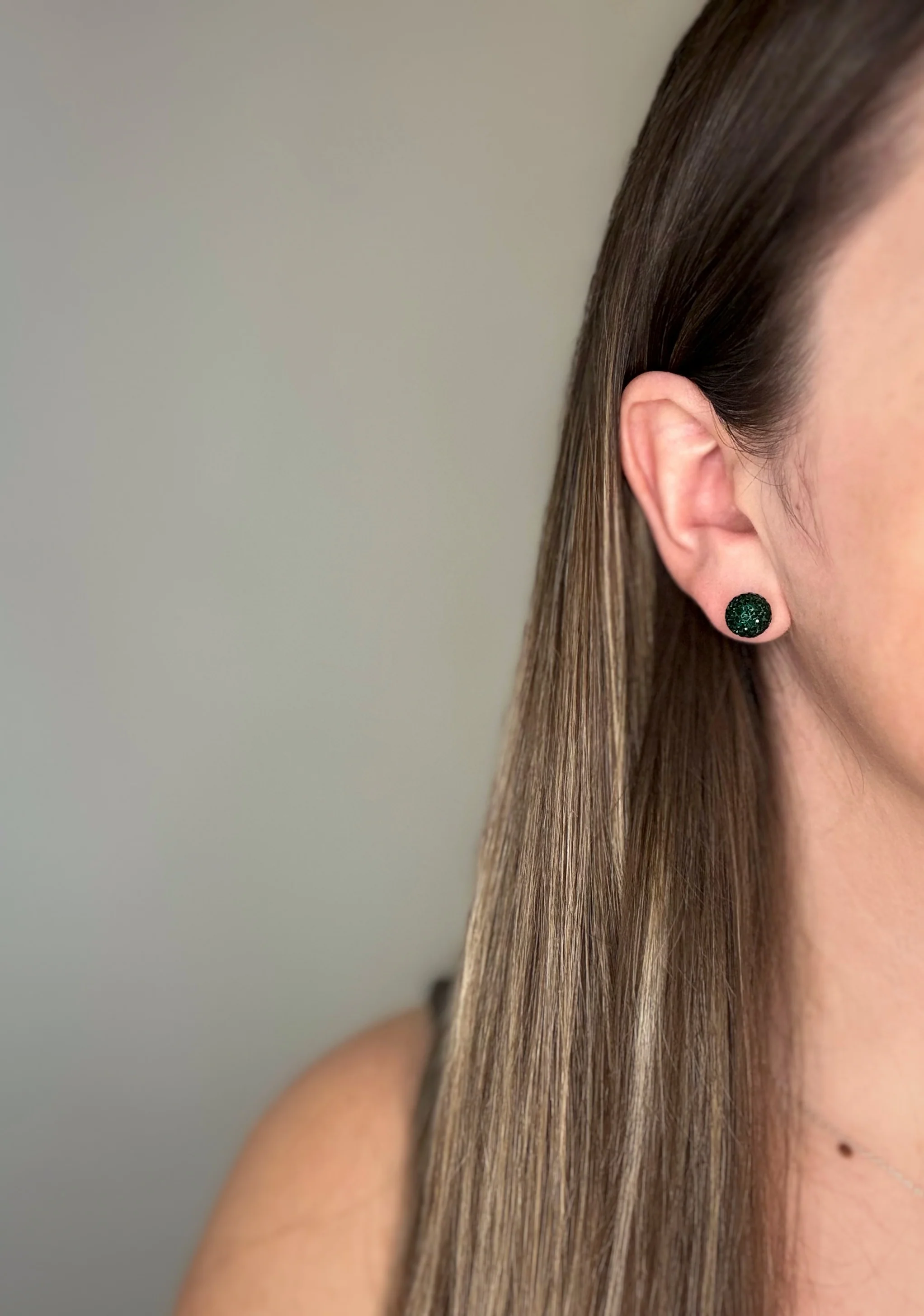 Rider Green May Shimmer Studs - Image 5