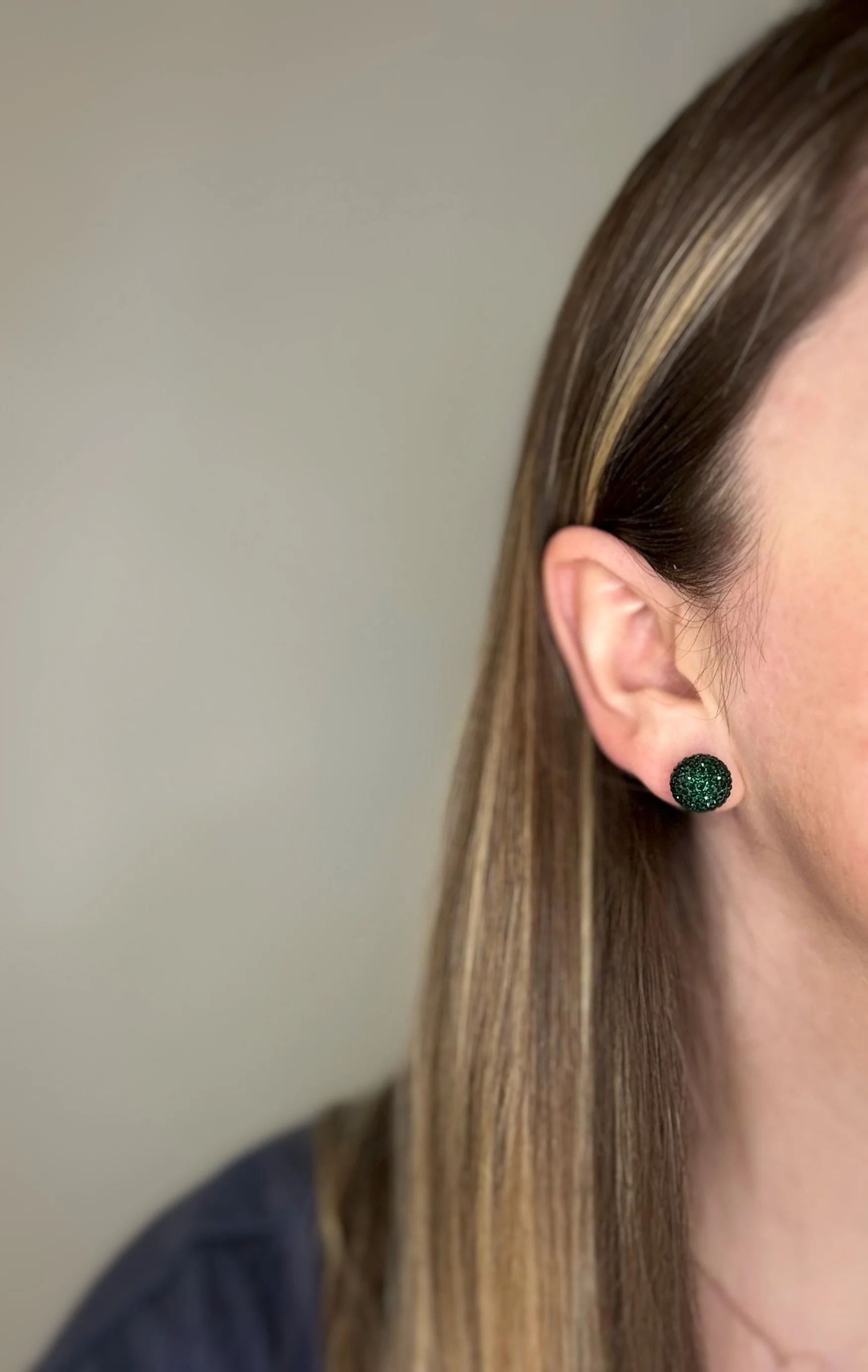 Rider Green May Shimmer Studs - Image 6