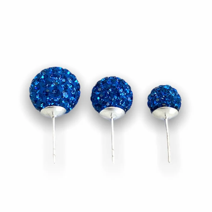Sapphire Shimmer Studs - Image 3