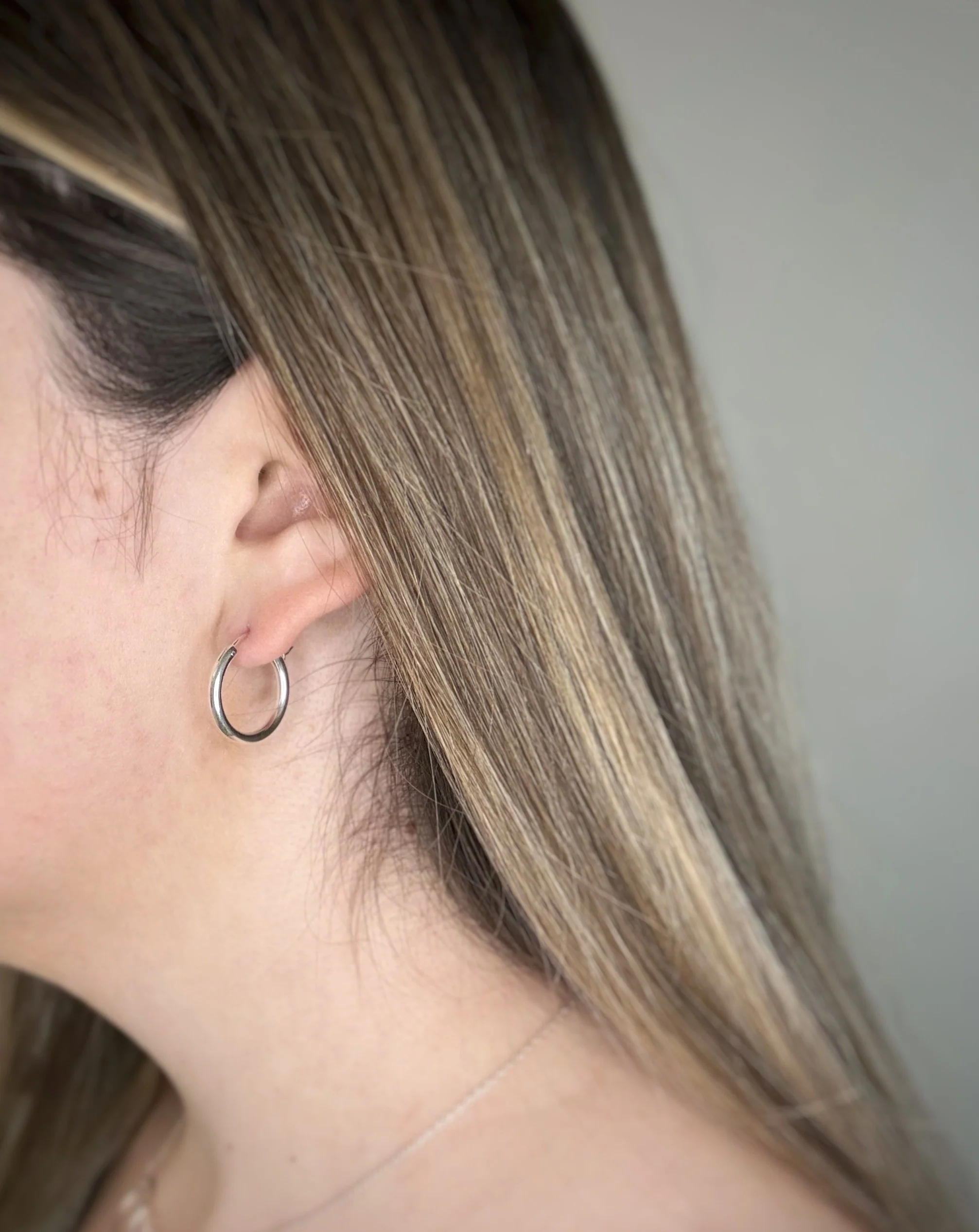 Statement Hoops Silver - Image 2