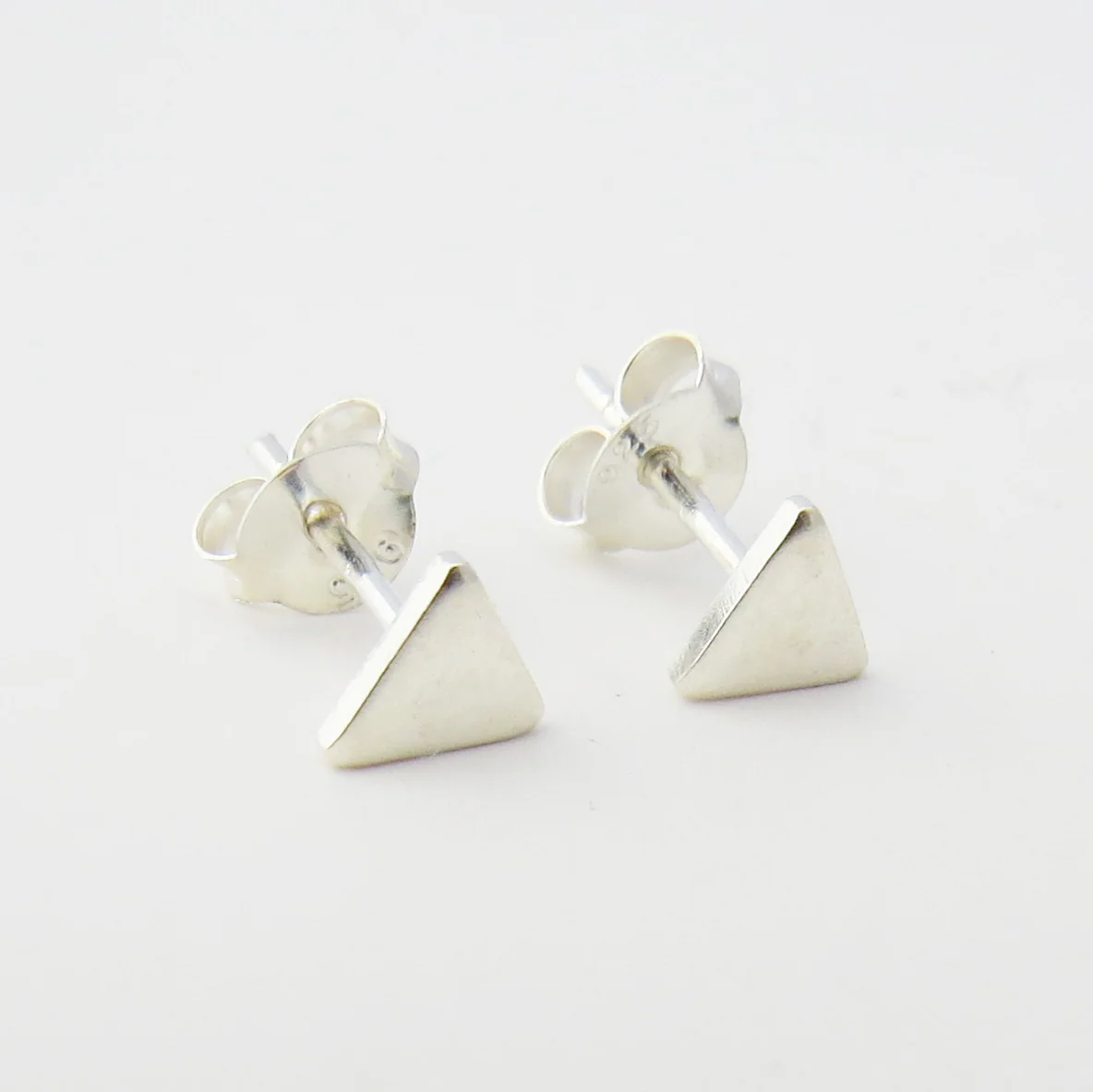 Triangle Studs Silver - Image 2