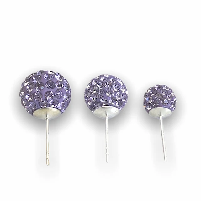 Violet Shimmer Studs - Image 3