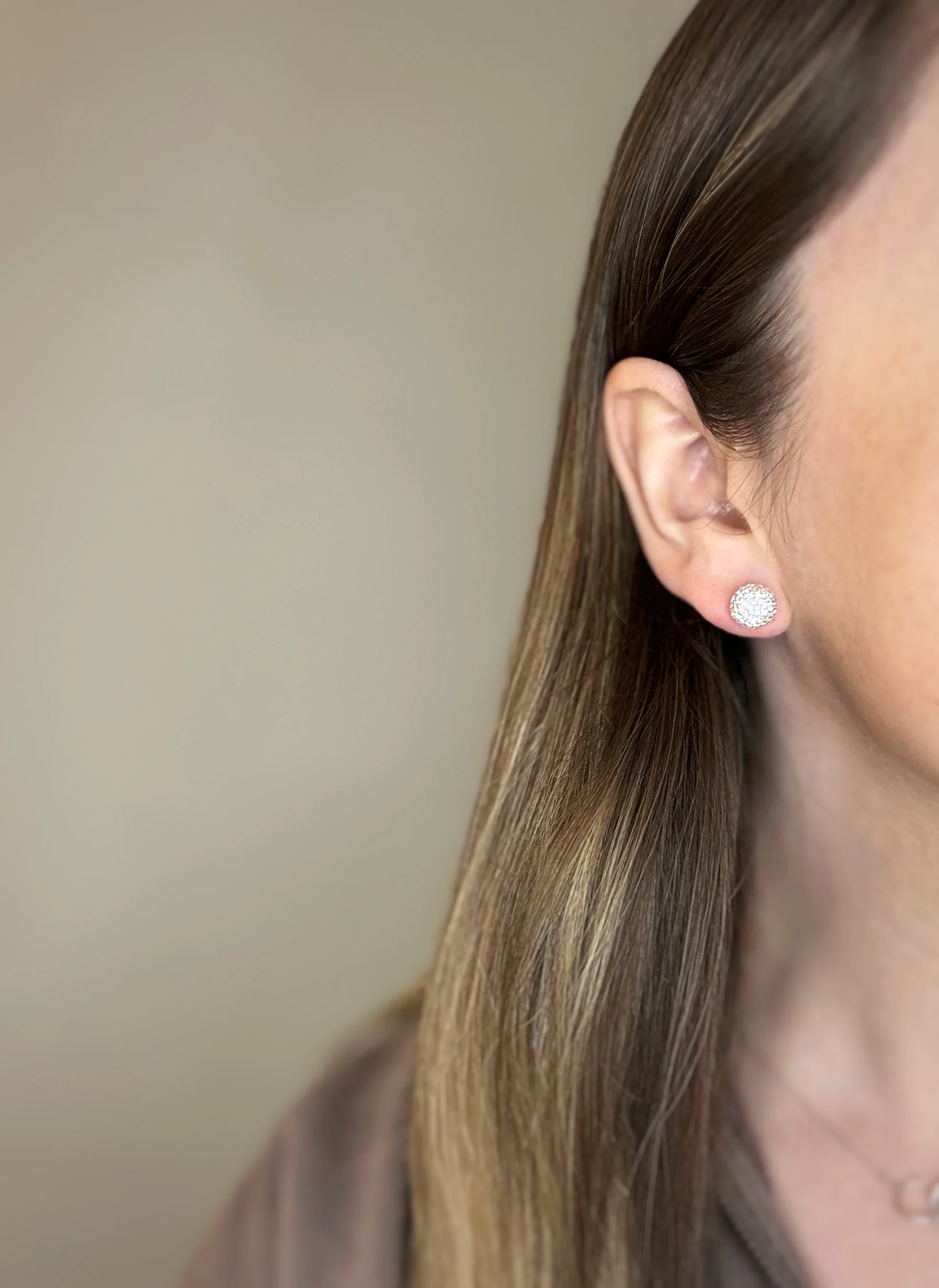 Silver April Shimmer Studs - Image 6