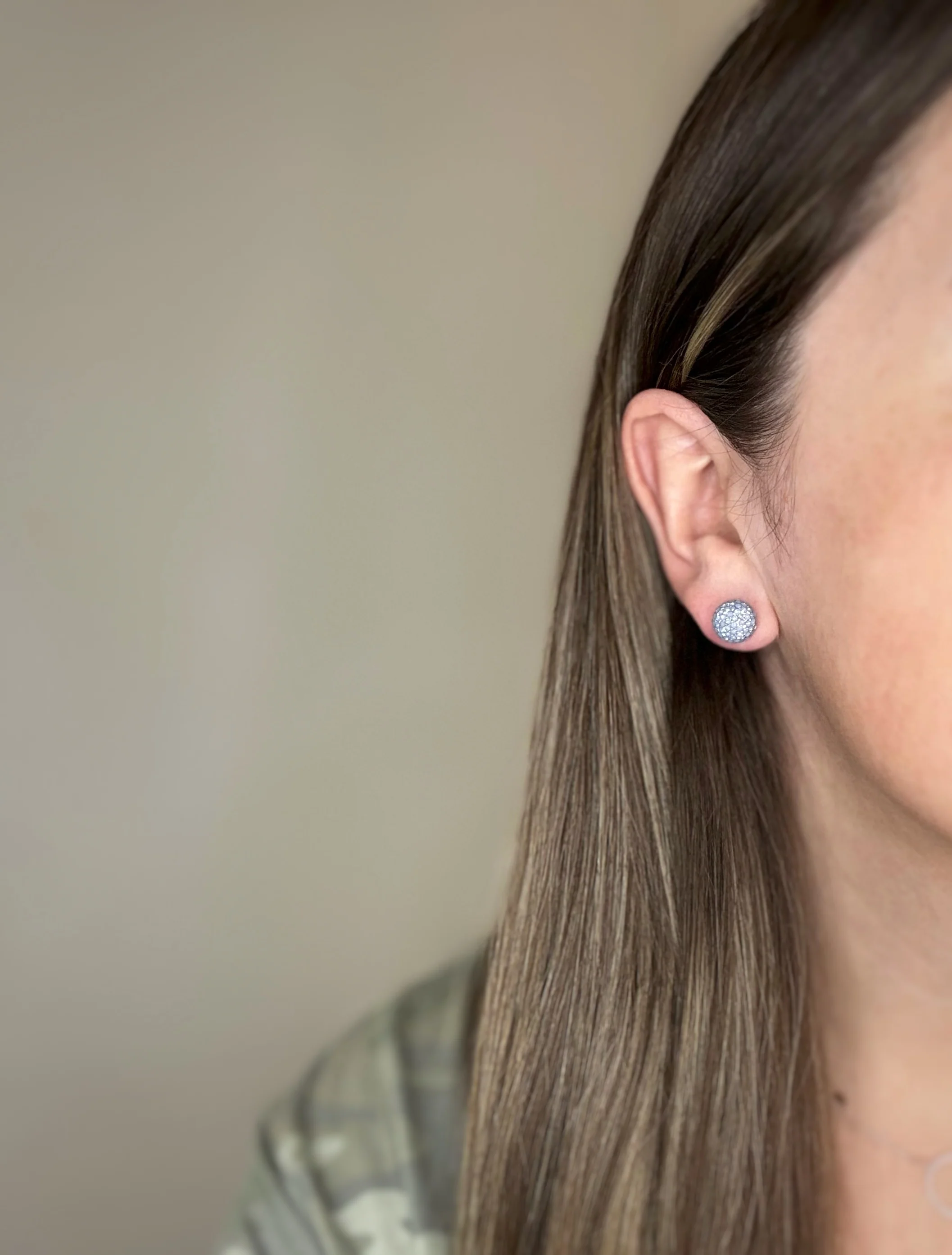 Blue Opal Shimmer Studs - Image 6